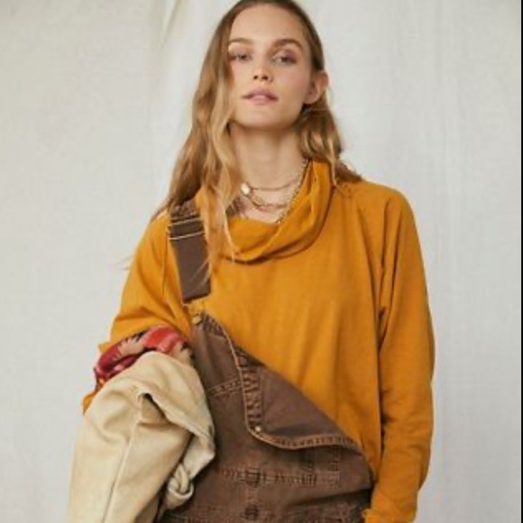 NWT Free People We The Free Don't You Want Me Tee Golden - Picture 1 of 7